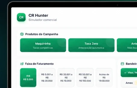 Simulação no CR Hunter