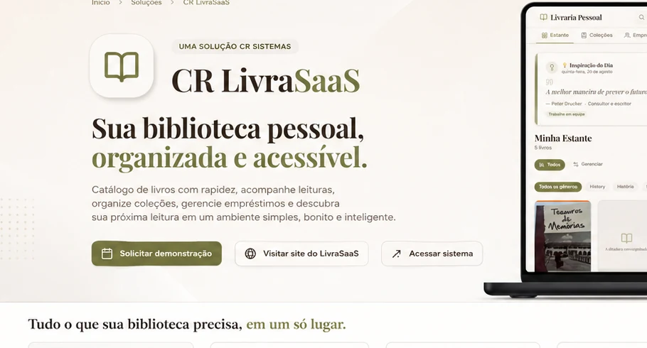 Minha Estante no CR LivraSaaS